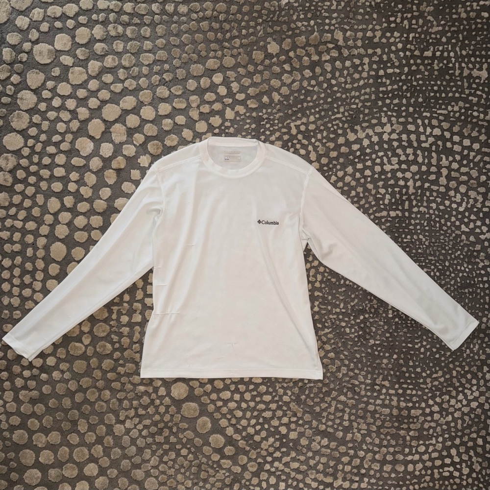 Columbia Classic White Long Sleeve Top Medium